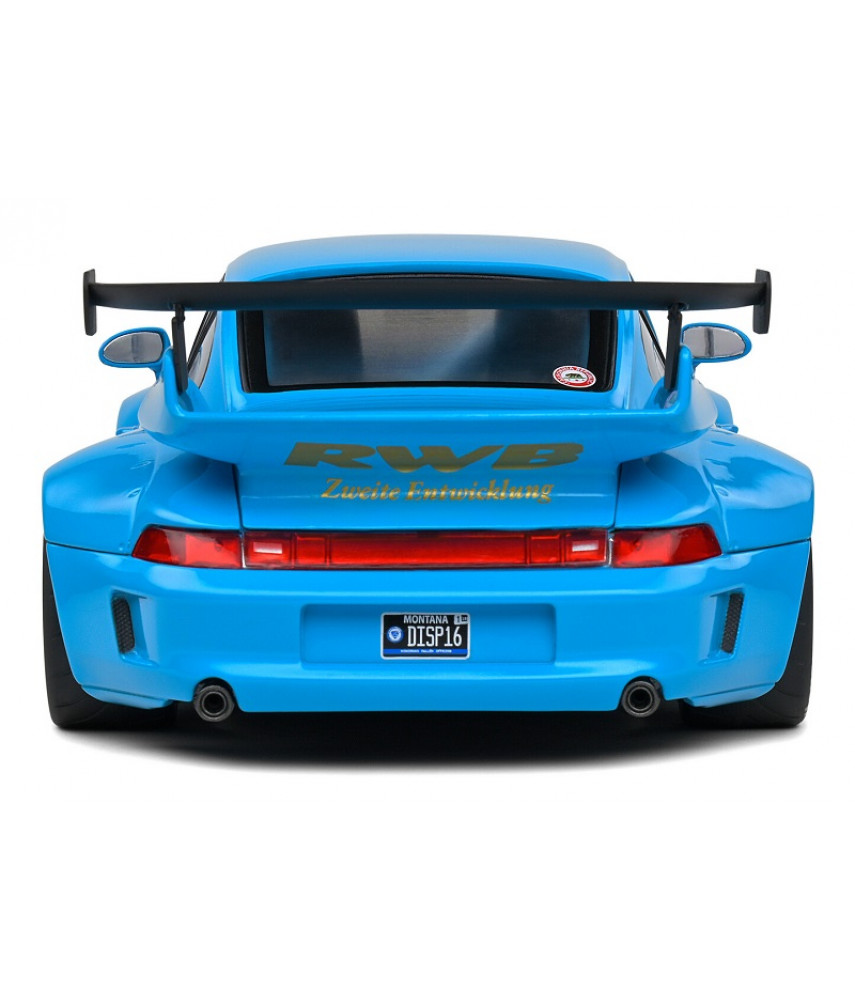 Модель автомобиля 1:18 Porsche 911 RWB Bodykit Shingen Blue 2018