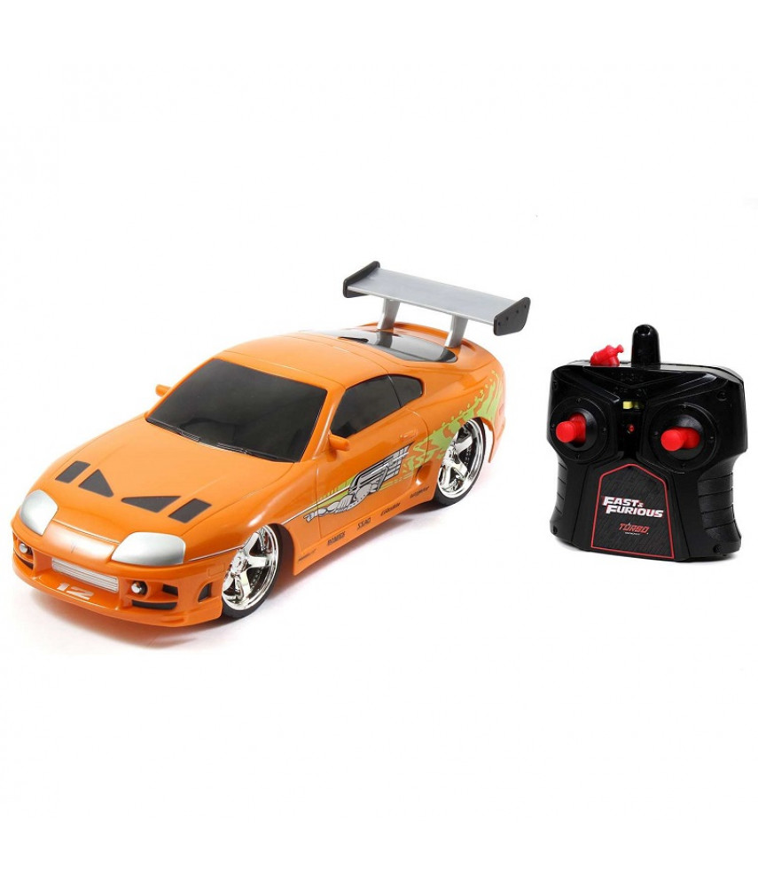 Радиоуправляемая модель машинки Jada Toys Fast & Furious - R/C 1995 Toyota Supra-Orange (1:16) 97582