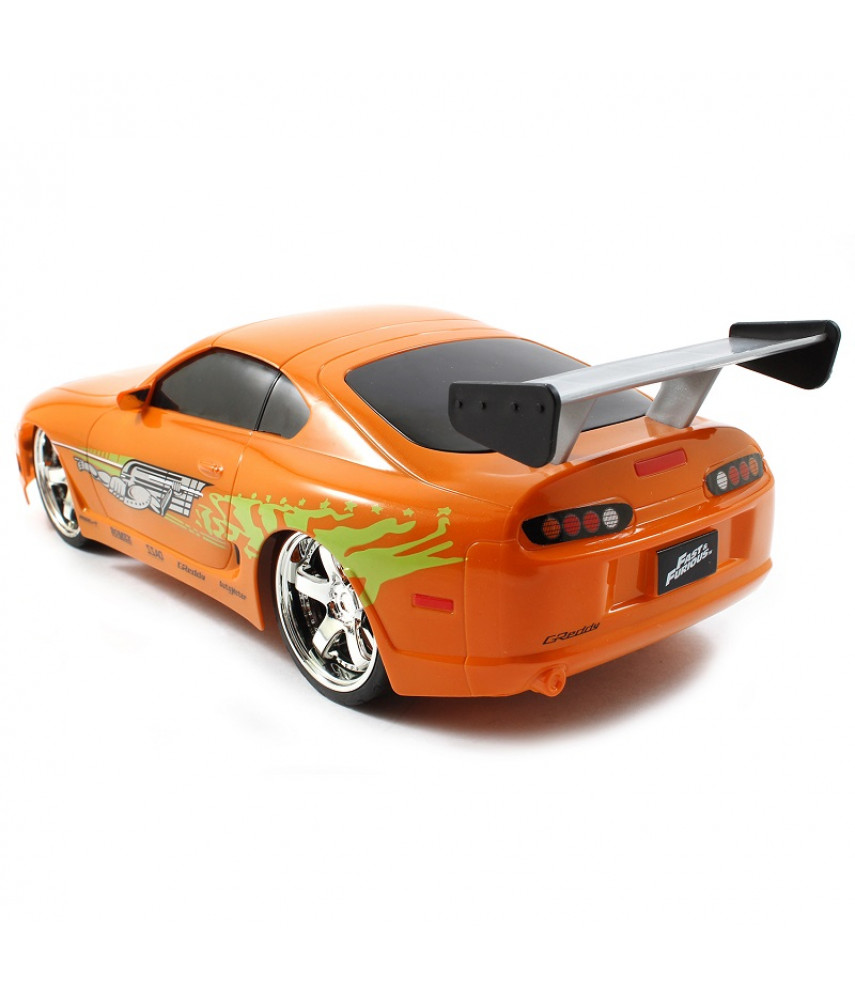 Радиоуправляемая модель машинки Jada Toys Fast & Furious - R/C 1995 Toyota Supra-Orange (1:16) 97582