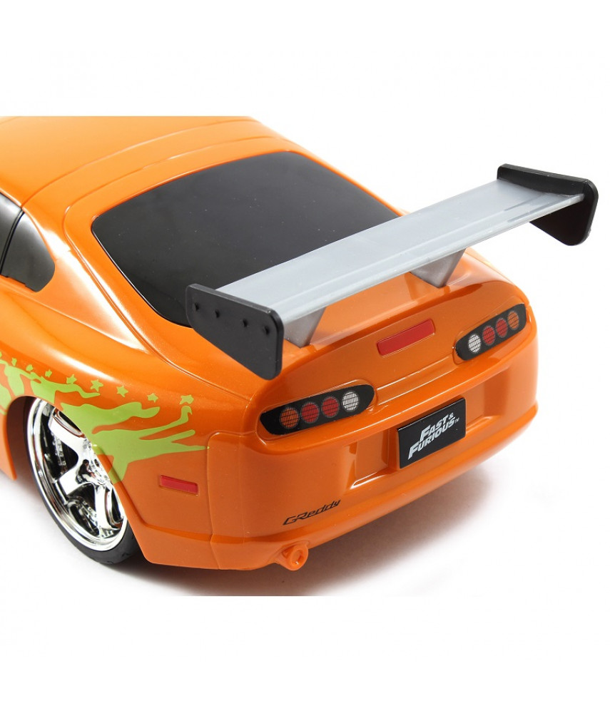 Радиоуправляемая модель машинки Jada Toys Fast & Furious - R/C 1995 Toyota Supra-Orange (1:16) 97582