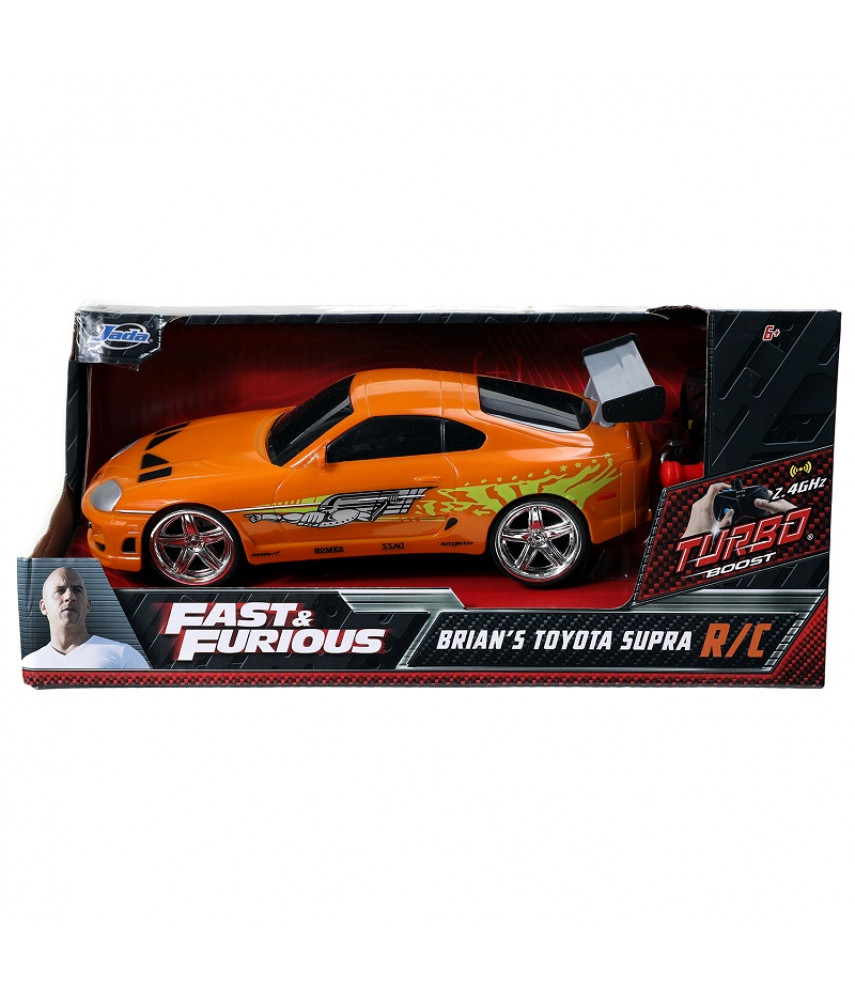 Радиоуправляемая модель машинки Jada Toys Fast & Furious - R/C 1995 Toyota Supra-Orange (1:24) 97602