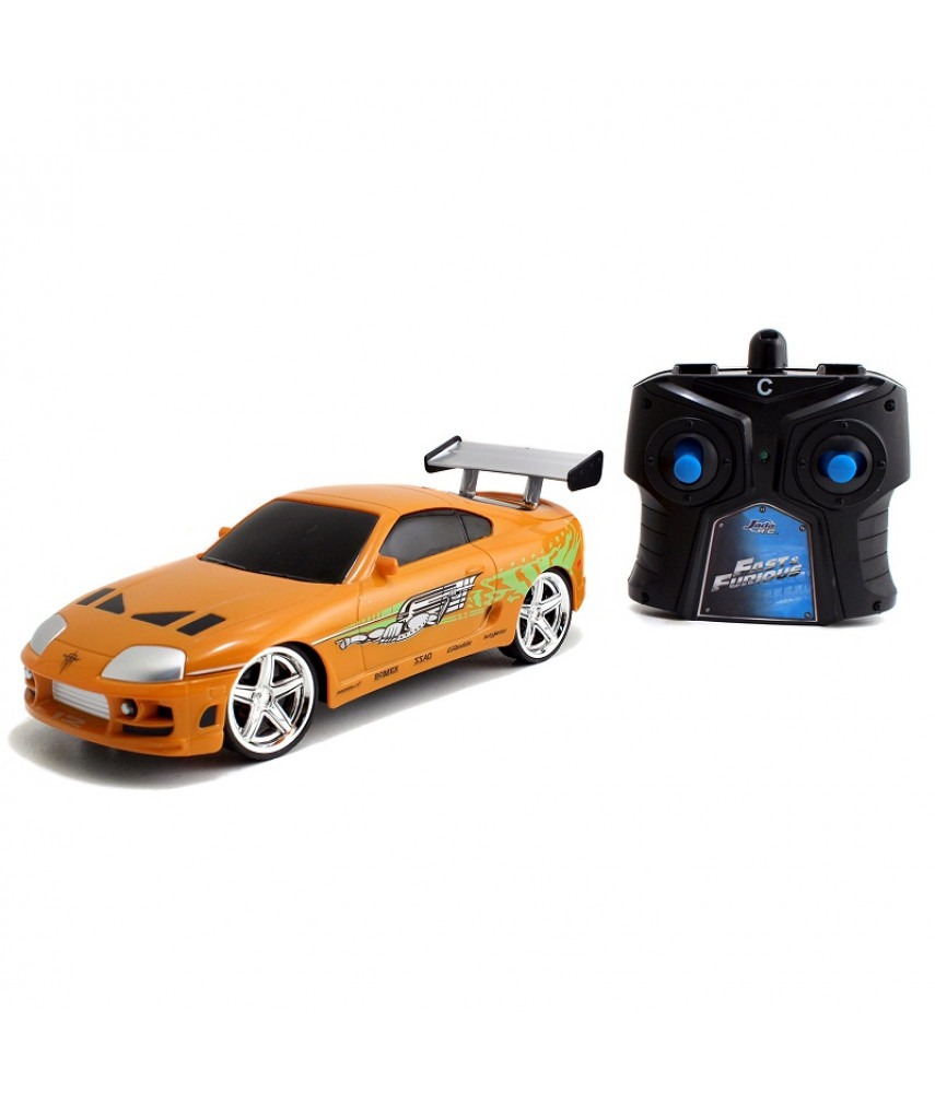 Радиоуправляемая модель машинки Jada Toys Fast & Furious - R/C 1995 Toyota Supra-Orange (1:24) 97602