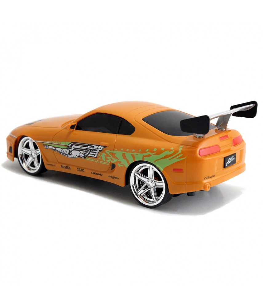 Радиоуправляемая модель машинки Jada Toys Fast & Furious - R/C 1995 Toyota Supra-Orange (1:24) 97602