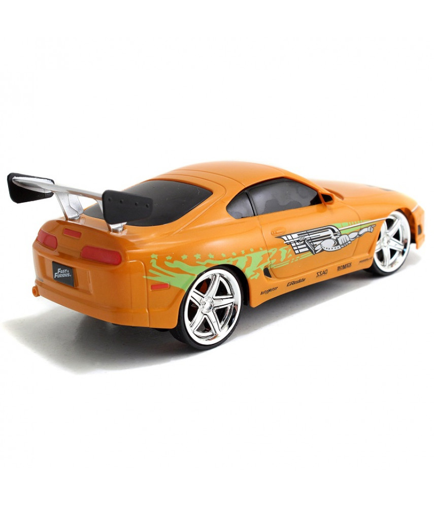 Радиоуправляемая модель машинки Jada Toys Fast & Furious - R/C 1995 Toyota Supra-Orange (1:24) 97602