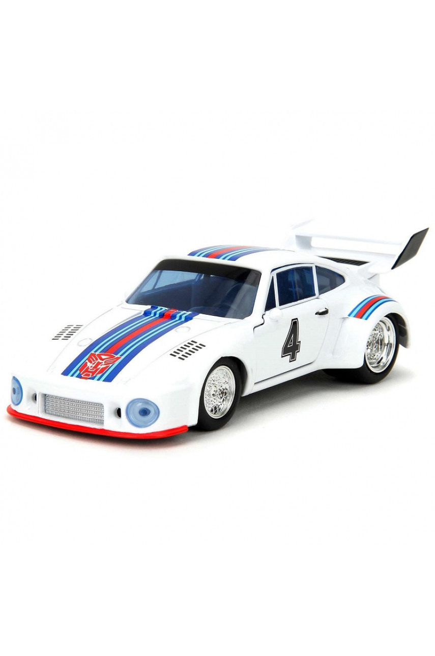 Металлическая модель машинки Jada Hollywood Rides: Transformers G1 — Jazz Porsche 935 Turbo (1:32)