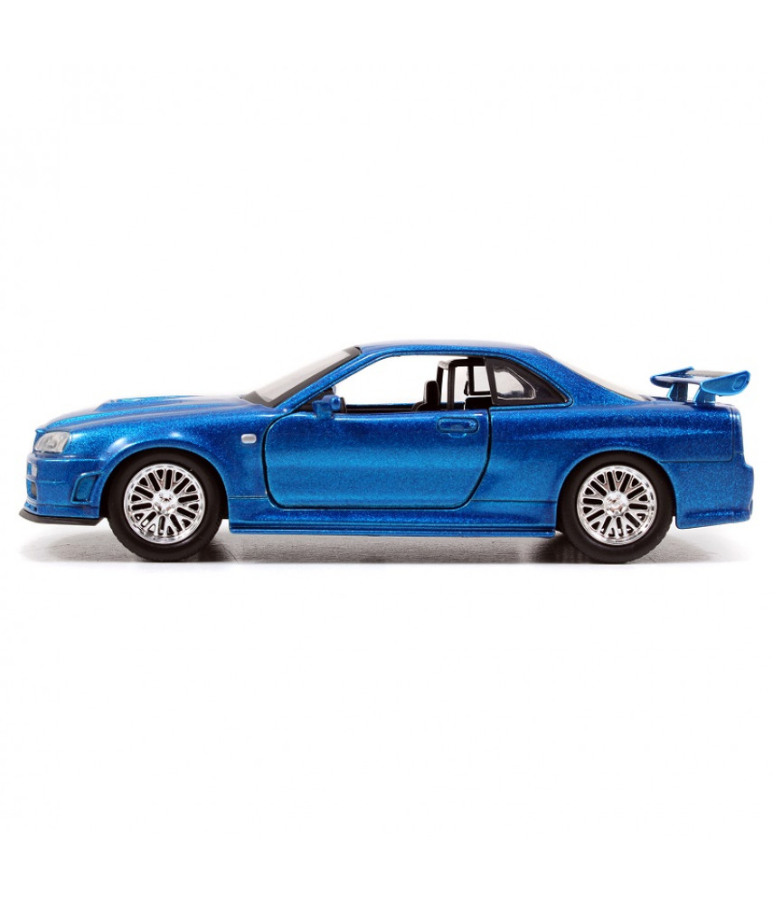 Набор машинок Jada Toys Fast & Furious - Brian's Nissan Skyline GTR R34 Silver/Blue (31980)