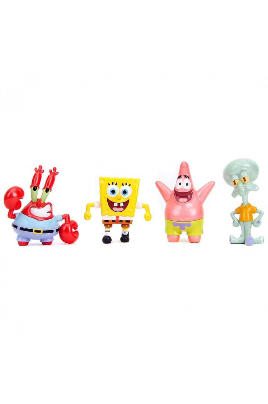 Набор фигурок Nickelodeon Spongebob (6 см) (35302) (Jada Toys)