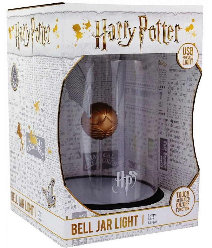 Светильник Harry Potter Bell Jar Light Golden Snitch 