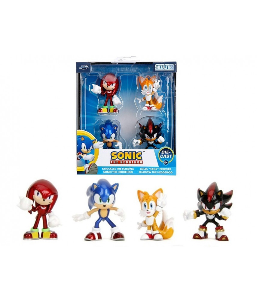 Набор фигурок Sonic the Hedgehog Sonic 4шт 35605 (Jada Toys)