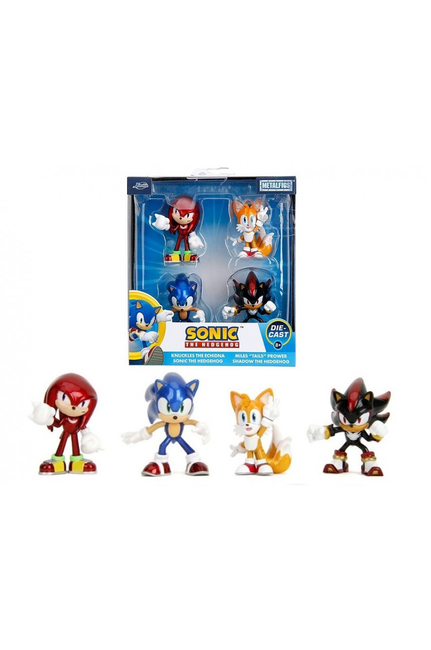 Набор фигурок Sonic the Hedgehog Sonic 4шт 35605 (Jada Toys) Соник