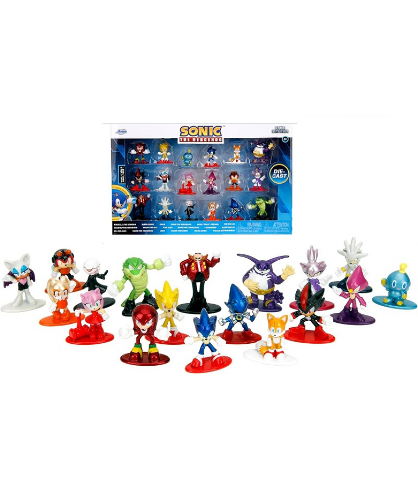Набор фигурок Nano Sonic The Hedgehog 18шт 35642 (Jada Toys)
