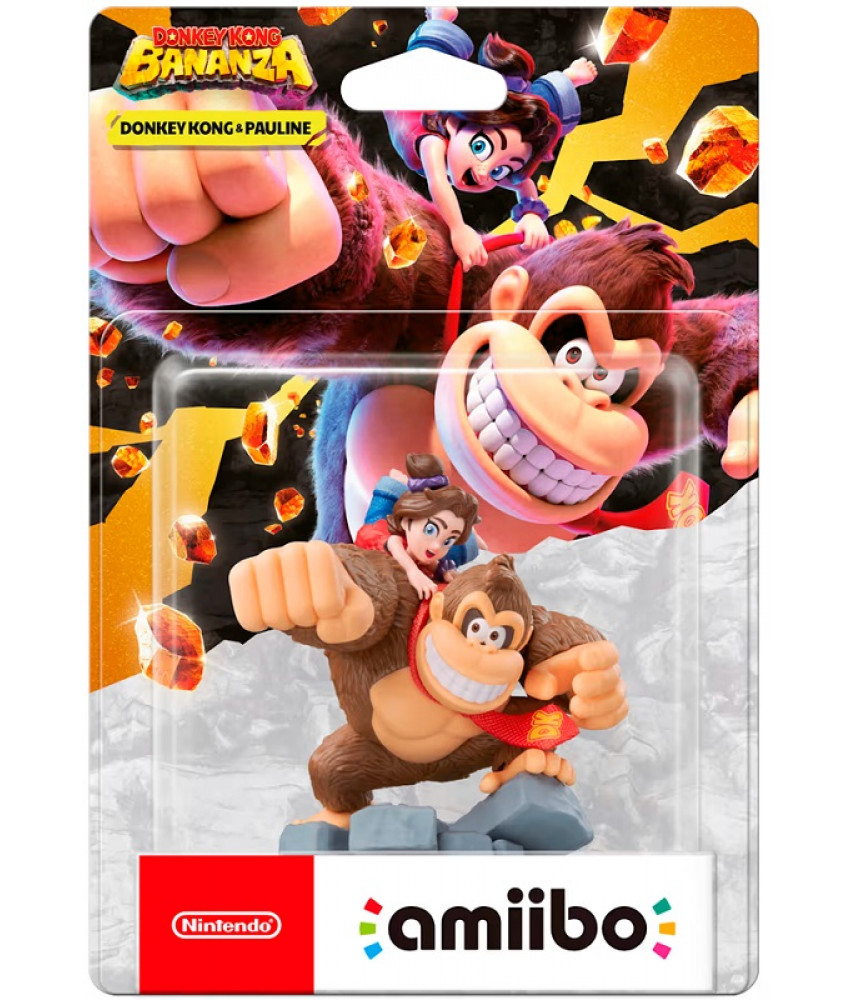 Фигурка Amiibo Донки Конг и Паулина / Donkey Kong and Pauline (Donkey Kong Bananza Collection)
