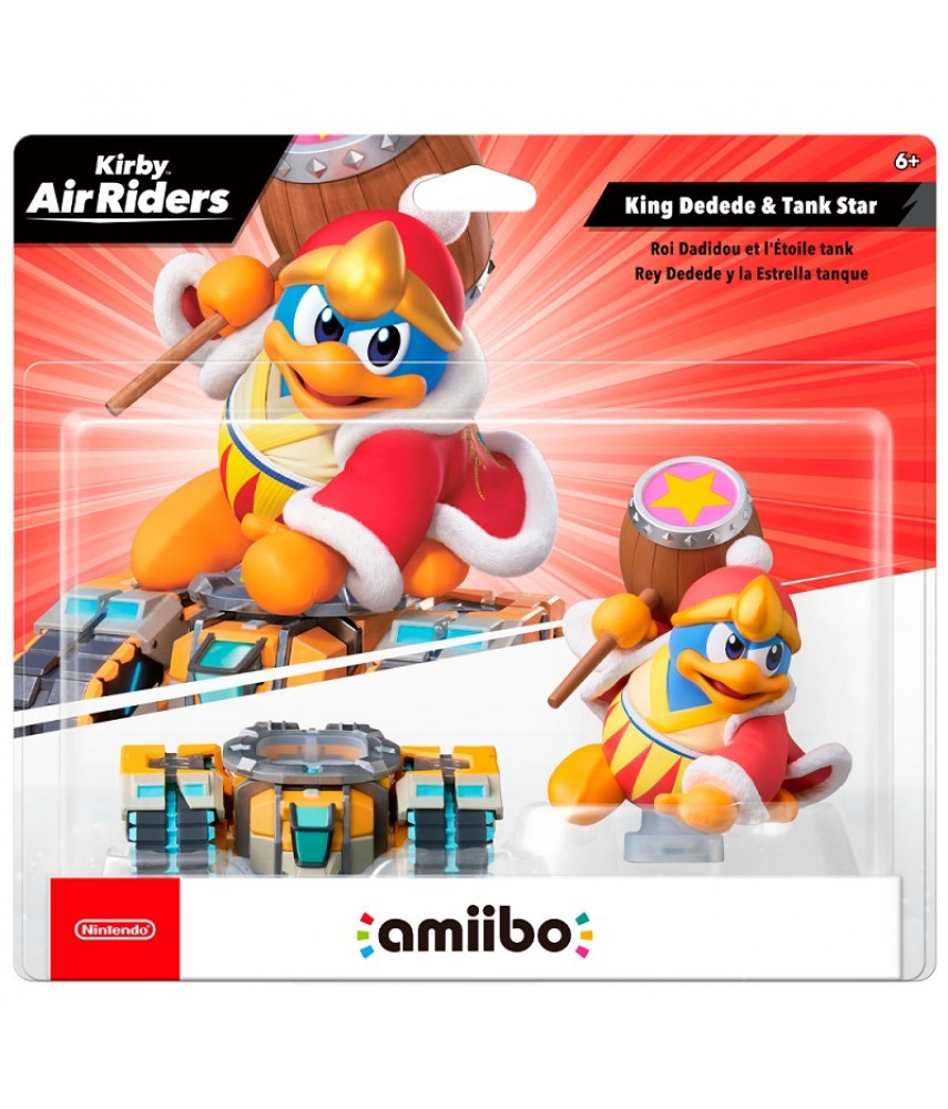 Интерактивная фигурка Amiibo King Dedede & Tank Star (Kirby Air Riders)