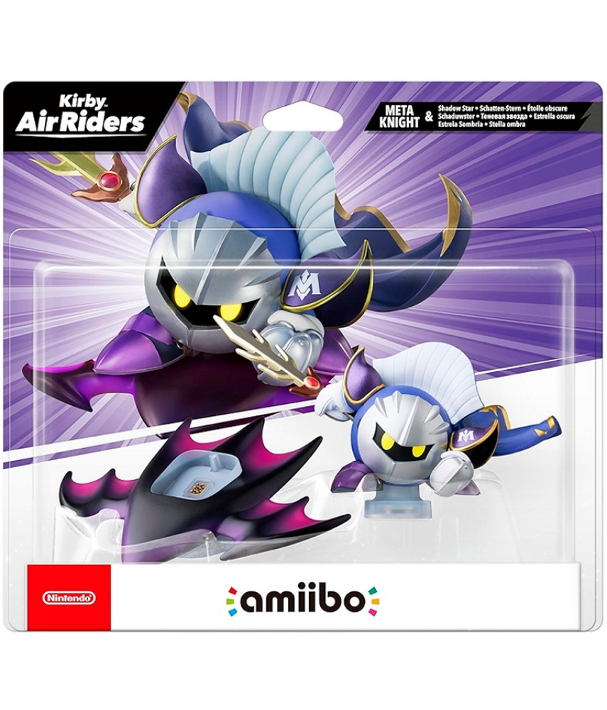 Интерактивная фигурка Amiibo Meta Knight & Shadow Star (Kirby Air Riders)