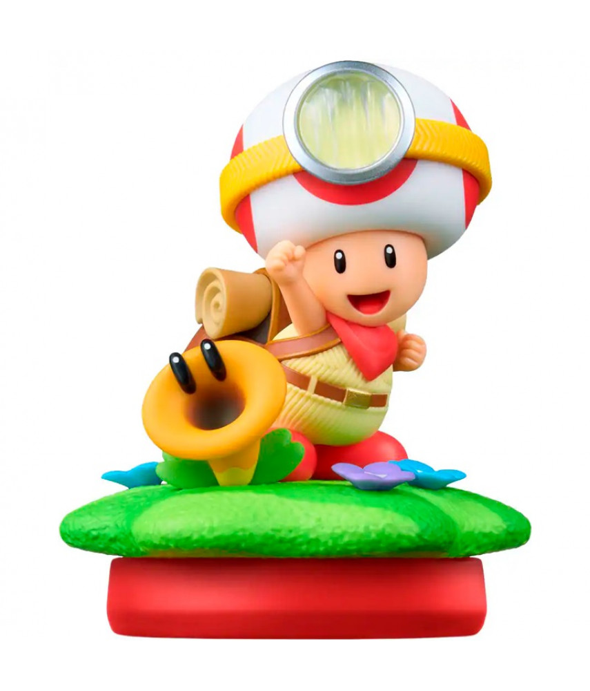 Фигурка Amiibo Капитан Тоад и Говорящий цветок / Captain Toad & Talking Flower (Super Mario Bros. Wonder Collection)