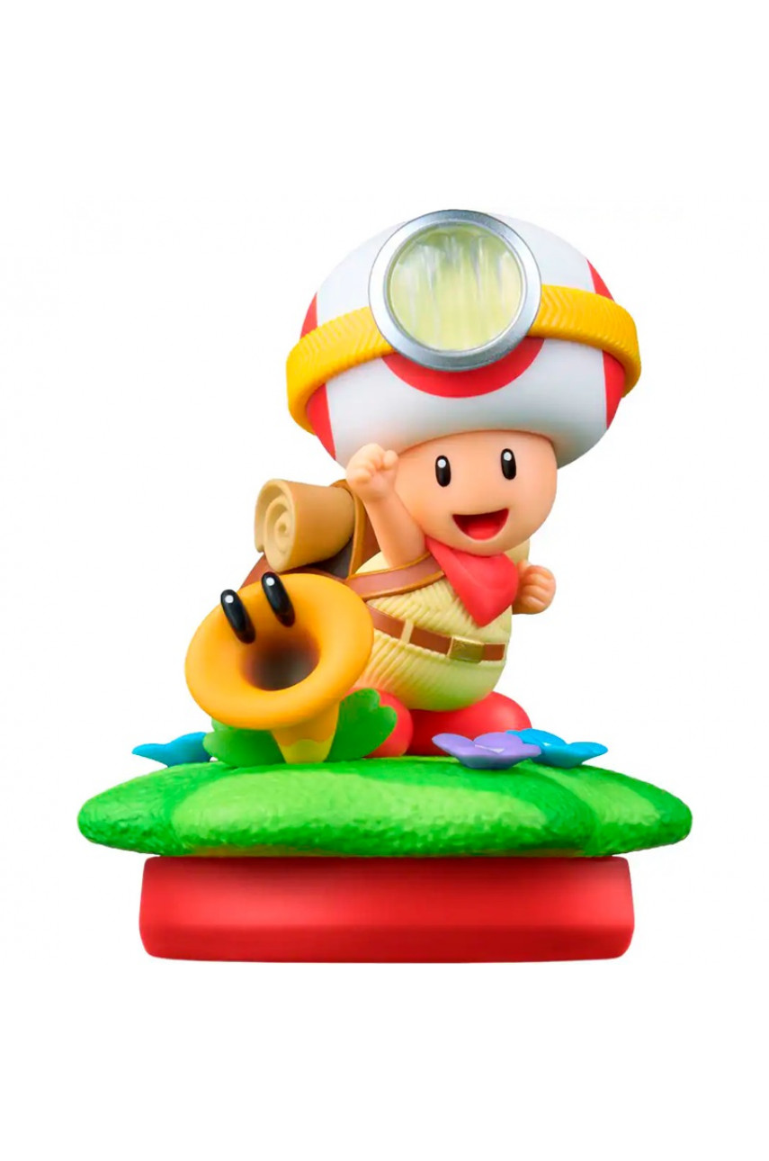 Фигурка Amiibo Капитан Тоад и Говорящий цветок / Captain Toad & Talking Flower (Super Mario Bros. Wonder Collection)