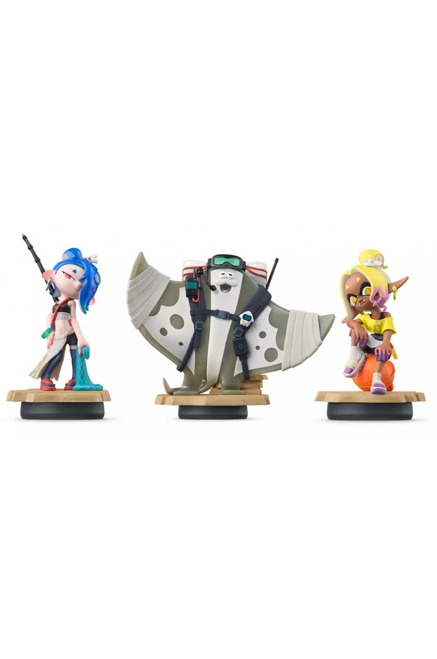 Набор Amiibo Deep Cut: Shiver, Big Man, Frye (коллекция Splatoon Raiders)