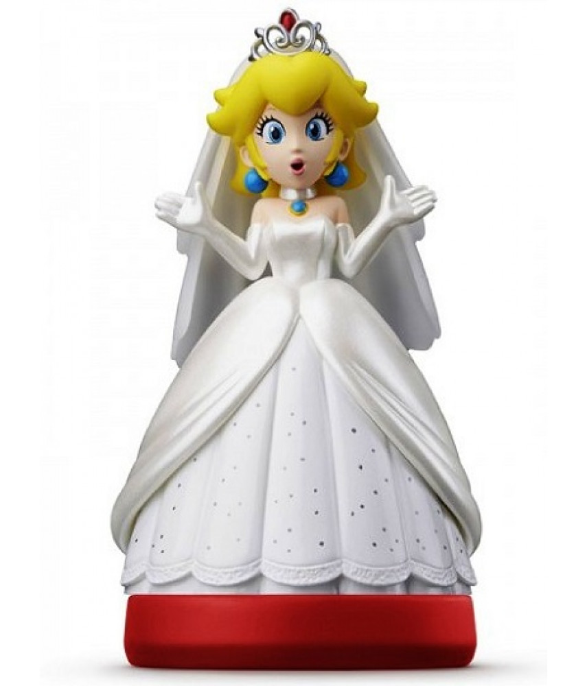 Фигурка Пич на свадьбе. Super Mario Odyssey Collection (Peach Wedding Outfit Amiibo)