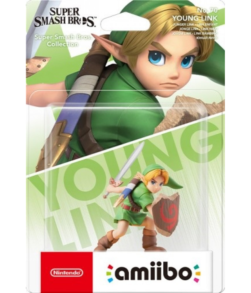 Фигурка Амибо Юный Линк/Young Link из коллекции Super Smash Bros (Amiibo)