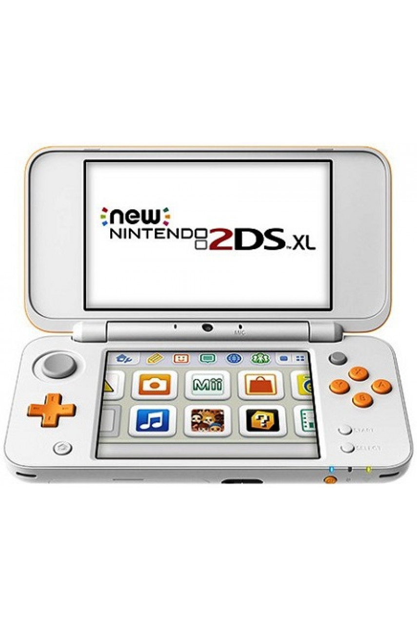 New Nintendo 2DS XL (белый + оранжевый) - Showgames.ru