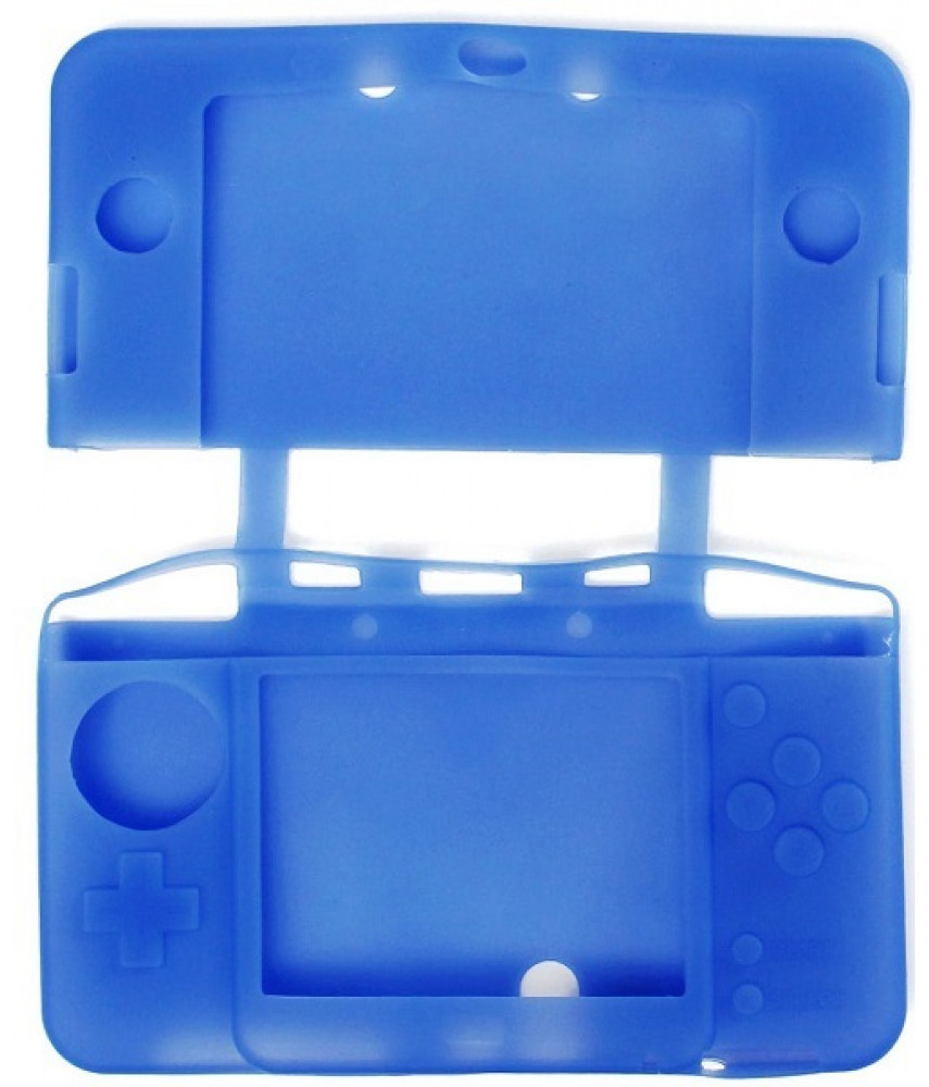 Силиконовый чехол для New Nintendo 3DS XL (синий)