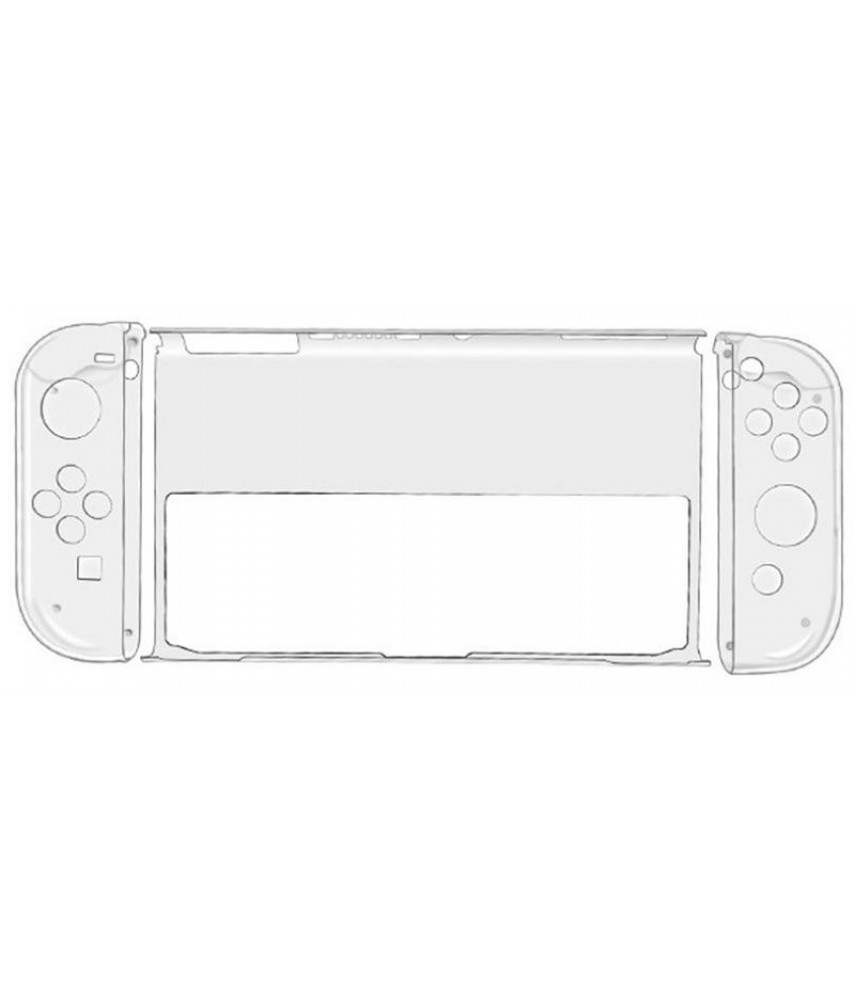 Прозрачный чехол Crystal Protective Case для Nintendo Switch OLED (GNO-005)