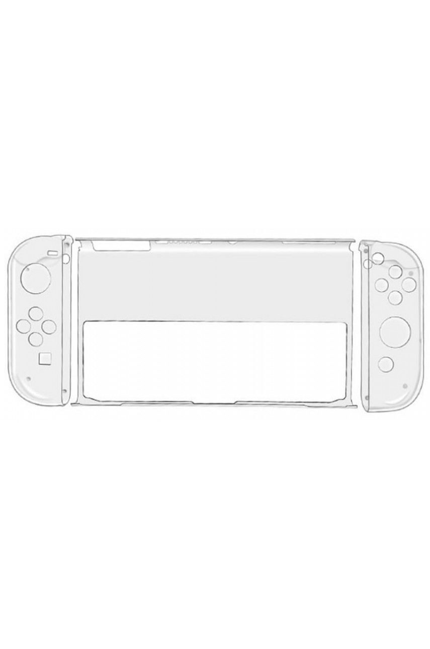 Прозрачный защитный чехол Crystal Protective Case для Nintendo Switch OLED (GNO-005)
