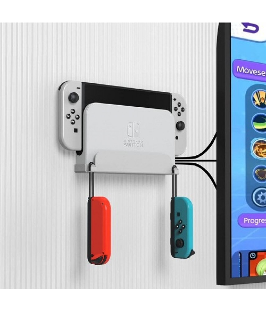 Крепление кронштейн на стену Wall Mount (JYS-NS230) для Nintendo Switch / Switch OLED