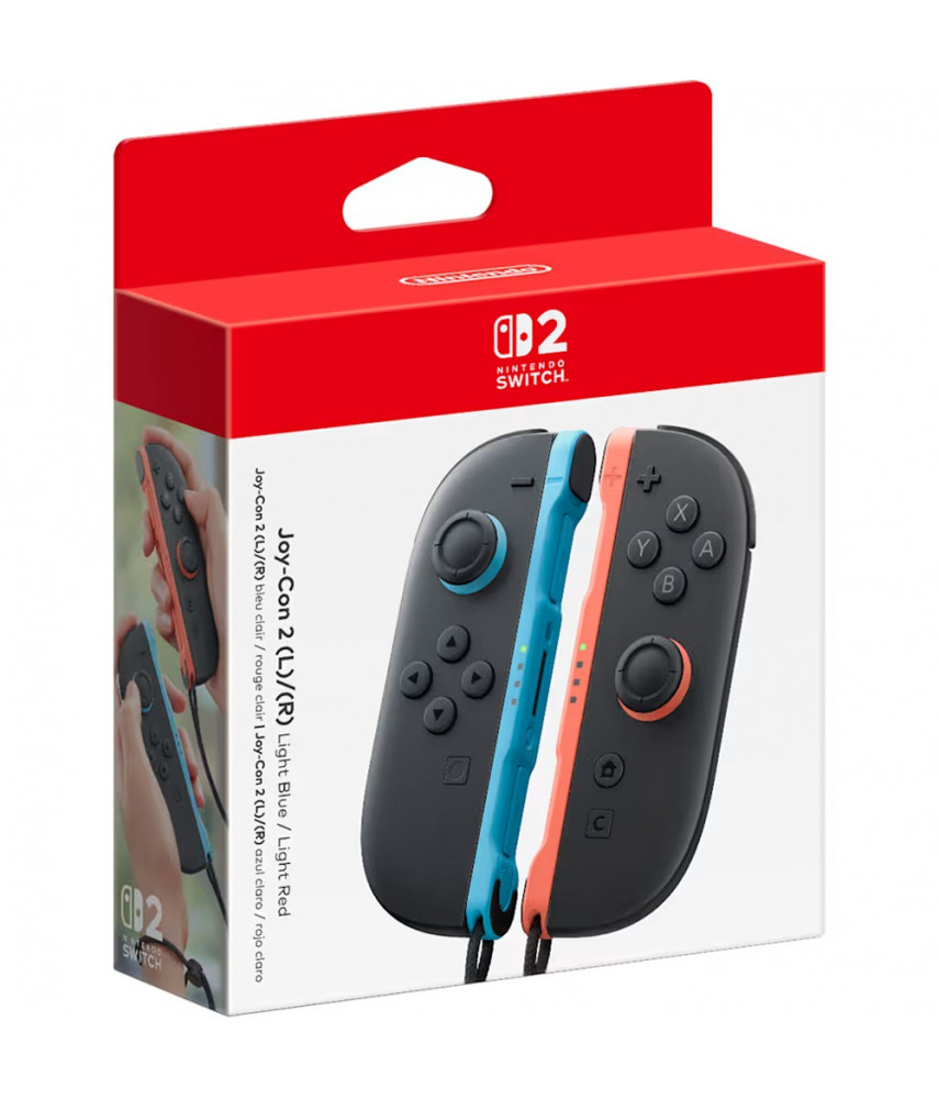 Контроллеры Joy-Con 2 (L)/(R) для Nintendo Switch 2 (Light Blue / Light Red) 