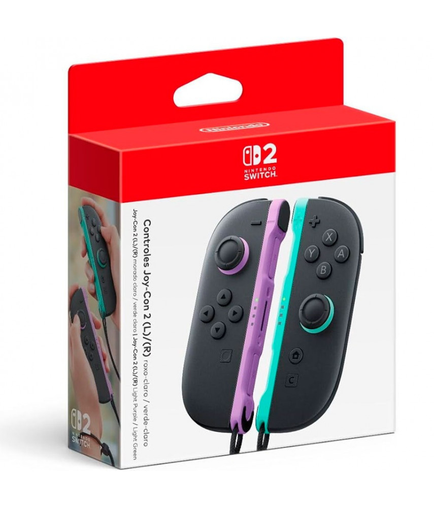Контроллеры Joy-Con 2 (L)/(R) для Nintendo Switch 2 (Light Purple/Light Green) 