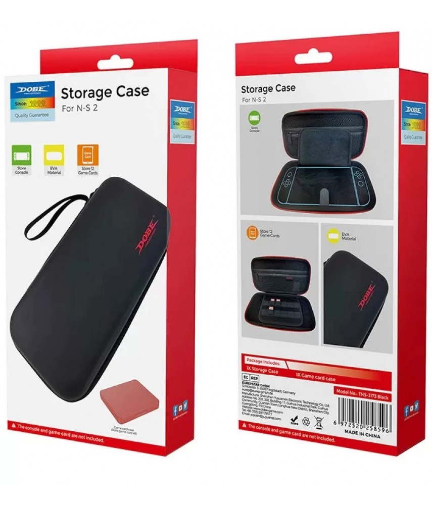 Чехол защитный DOBE для Nintendo Switch 2 (TNS-3173) чёрный