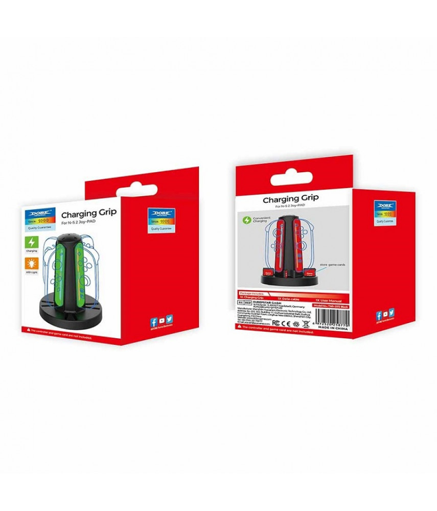 Зарядная станция Dobe Charging Dock для Joy-Con 2 Nintendo Switch 2 (TNS-3172)