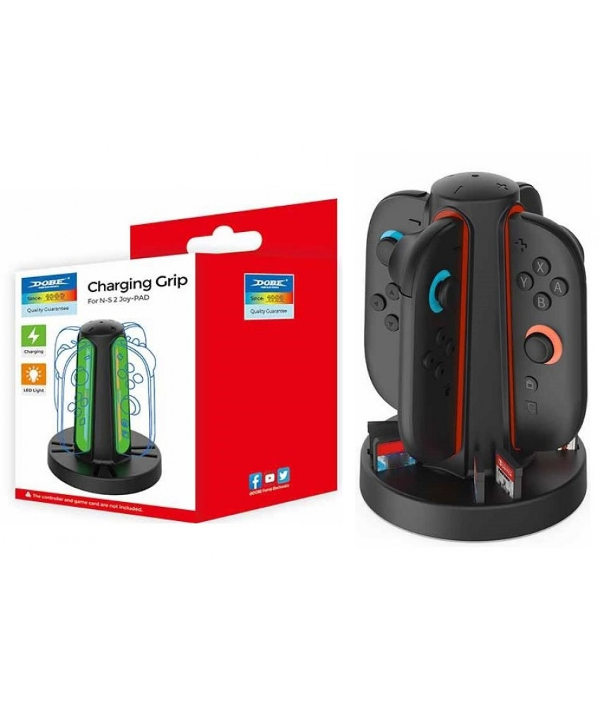 Зарядная станция Dobe Charging Dock для Joy-Con 2 Nintendo Switch 2 (TNS-3172)