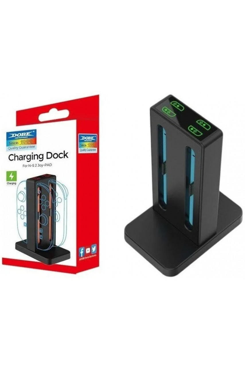 Зарядная станция Dobe Charging Dock для Joy-Con 2 Nintendo Switch 2 (TNS-3192B)