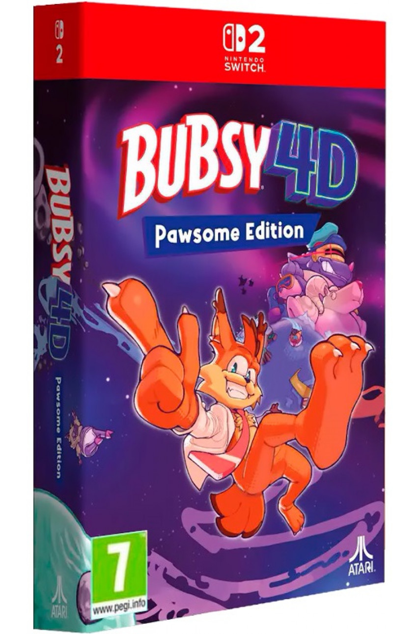 Bubsy 4D Pawsome Edition (Switch 2, английская версия)