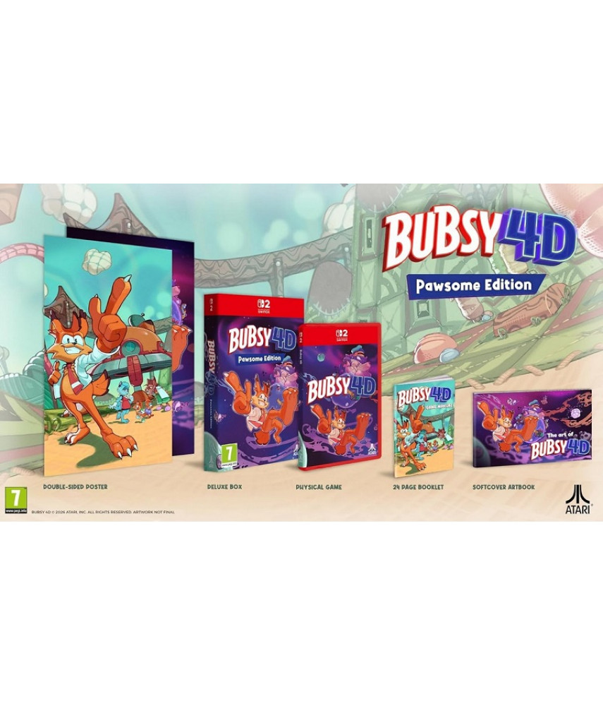 Bubsy 4D Pawsome Edition (Nintendo Switch 2, английская версия) Bubsy 4D Pawsome Edition (Nintendo Switch 2, английская версия)