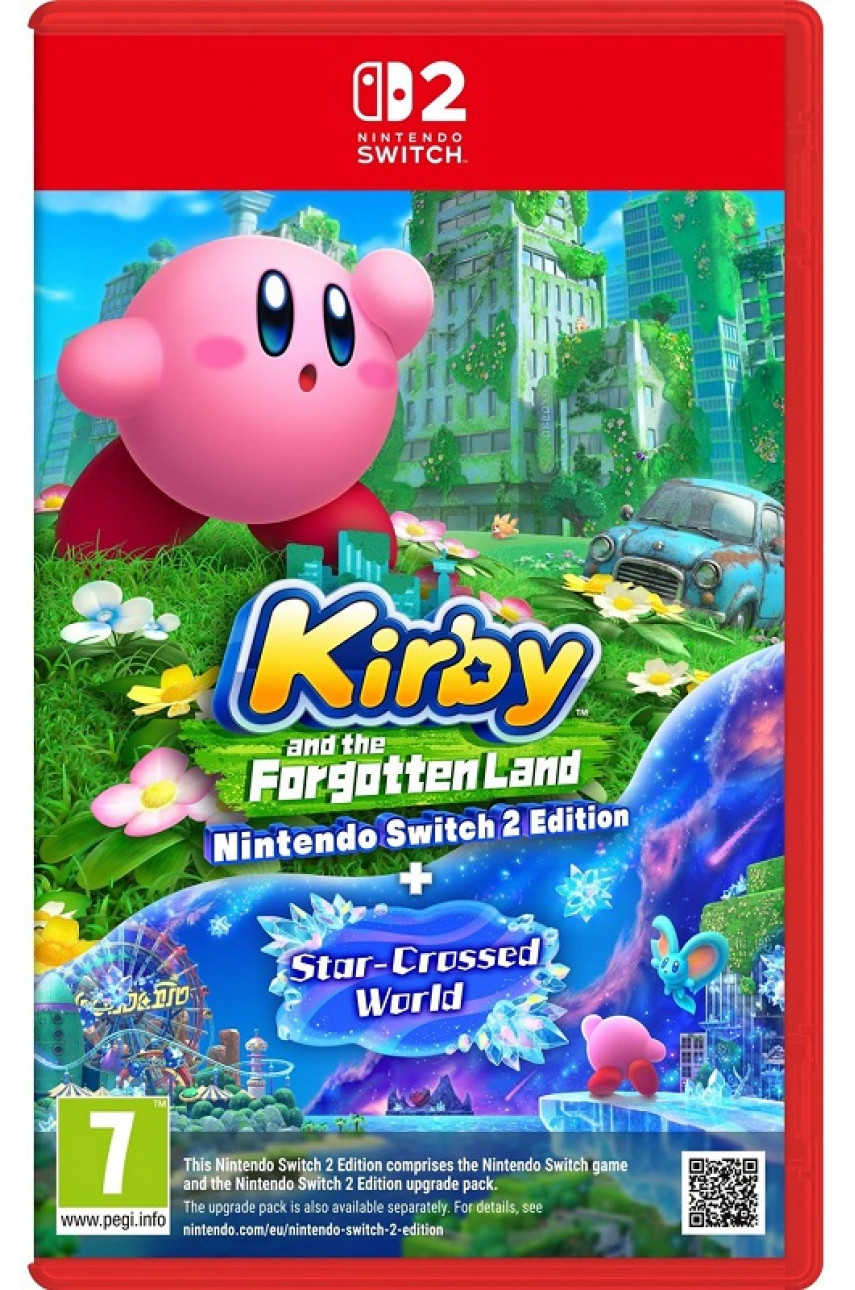 Kirby and the Forgotten Land + Star-Crossed World (Nintendo Switch 2, английская версия)
