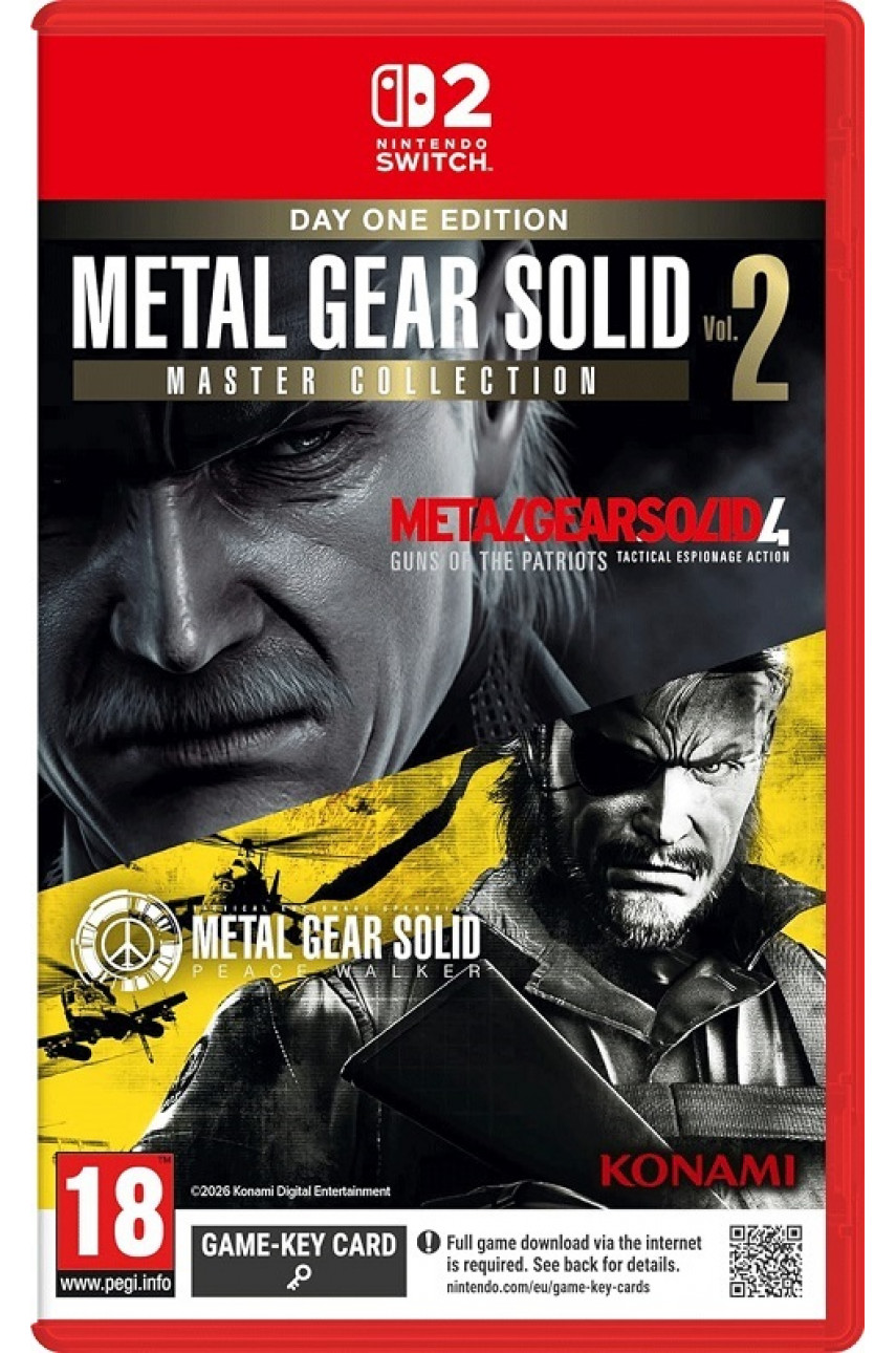 Metal Gear Solid Master Collection Vol. 2 Day One Edition (Nintendo Switch 2, английская версия)