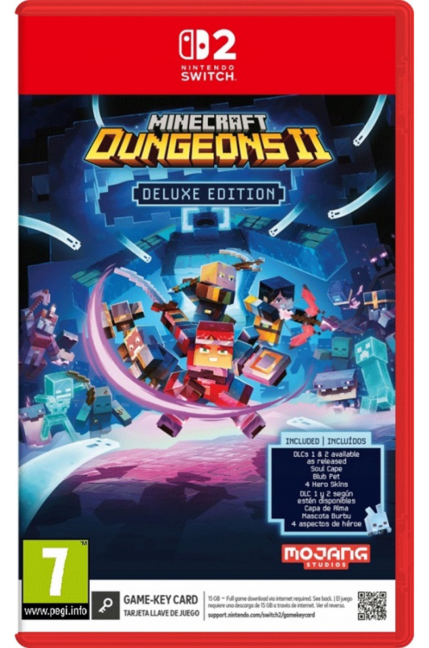 Minecraft Dungeons 2 Deluxe Edition (Nintendo Switch 2, русские субтитры)