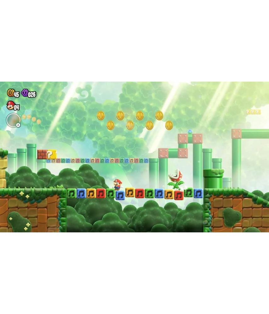 Игра Super Mario Bros. Wonder + Meetup in Bellabel Park (Nintendo Switch 2, русская версия)