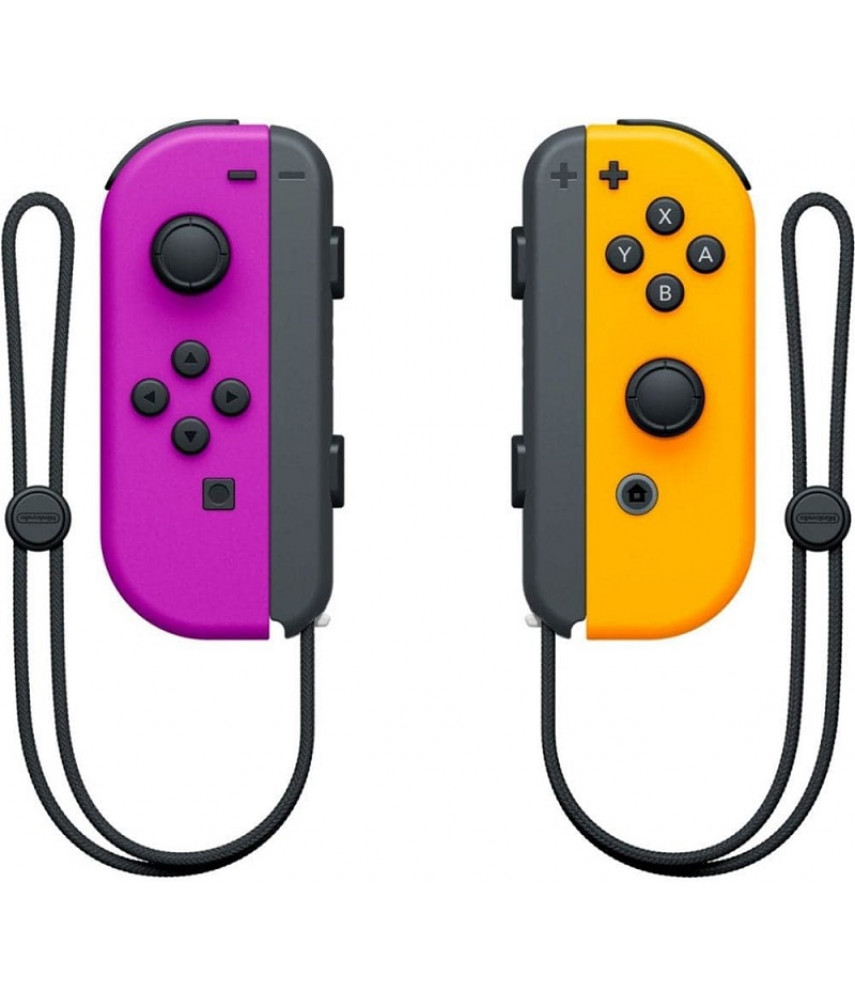 Контроллеры Joy-Con Nintendo Switch (фиолетовый/оранжевый) (2шт.)