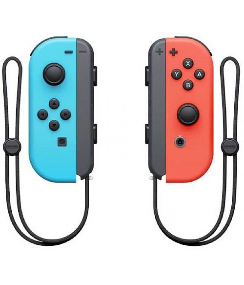 Контроллеры Joy-Con Nintendo Switch (Neon Red/Neon Blue) (2 шт)