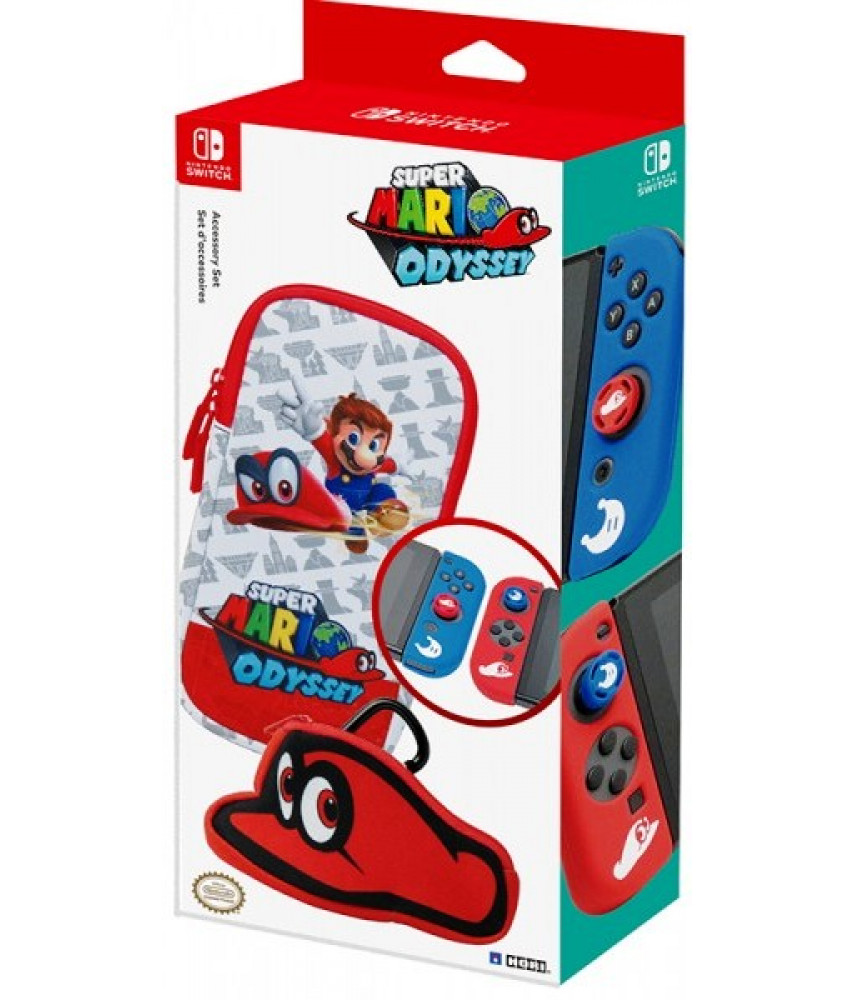 Набор аксессуаров Mario Odyssey для Nintendo Switch (HORI NSW-073U)
