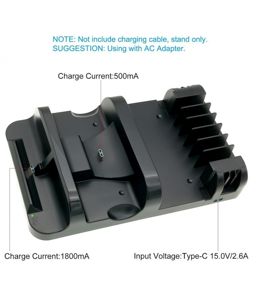 Зарядная станция Multi-Functional Charging Stand для Nintendo Switch (Dobe TNS-871)