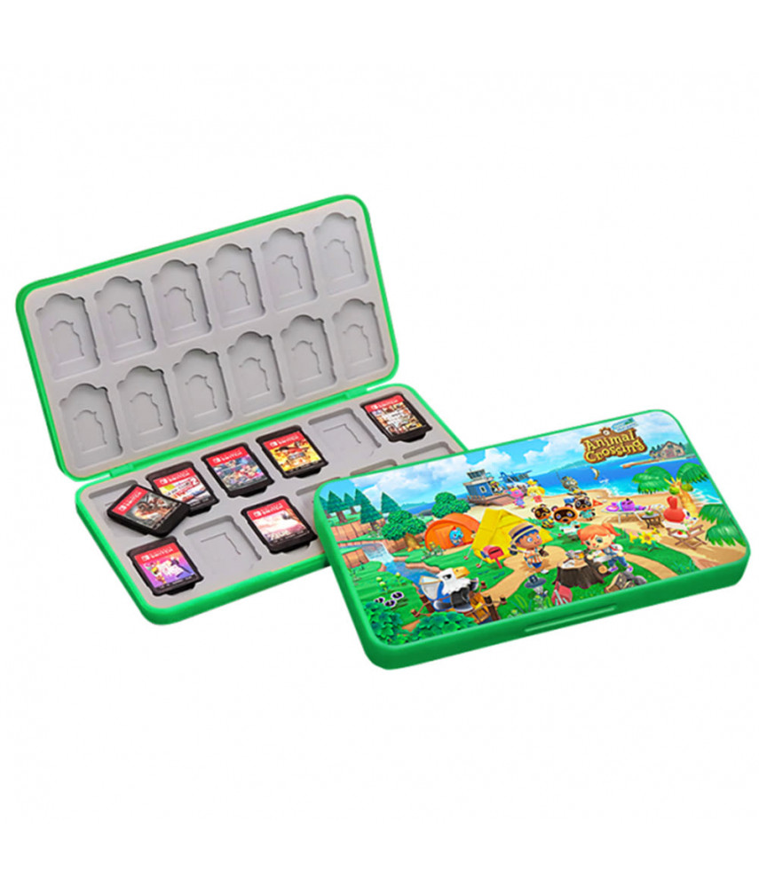 Кейс для хранения 24 игровых карт Nintendo Switch Storage Box (Animal Crossing)