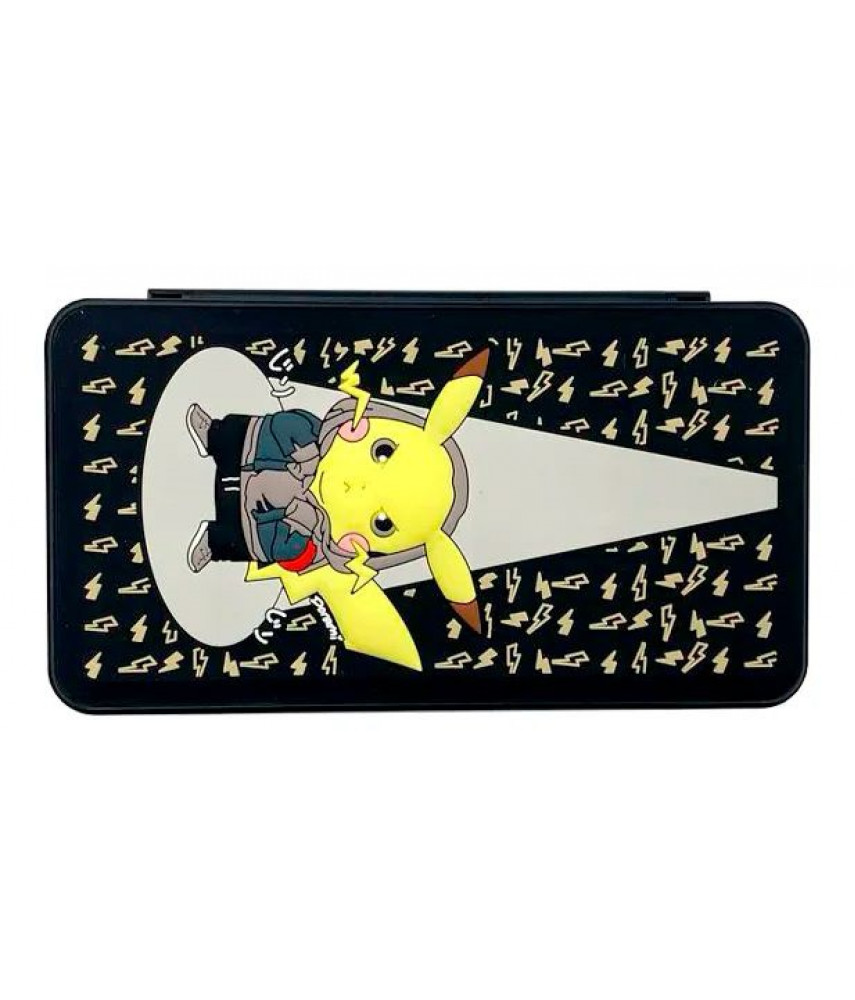 Кейс для картриджей Nintendo Switch на 24 шт (Pikachu Black) черный Кейс для картриджей Nintendo Switch на 24 шт (Pikachu Black) черный