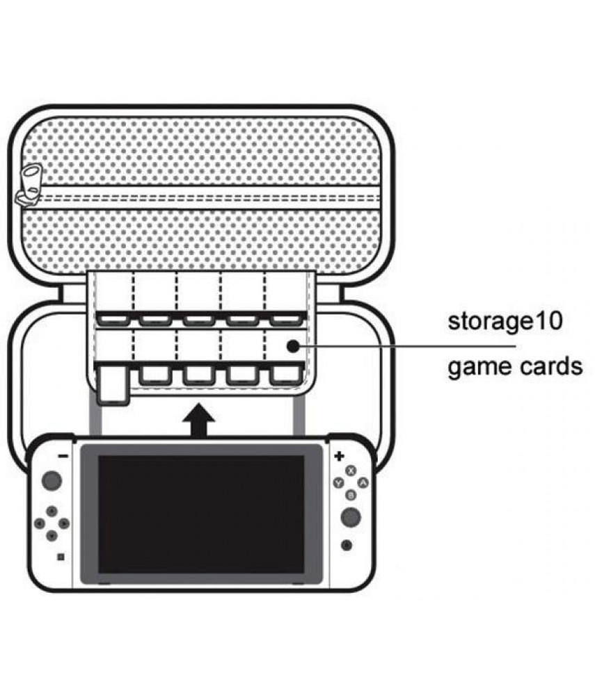 Защитный чехол EVA Storage Box для Nintendo Switch (TNS-858)