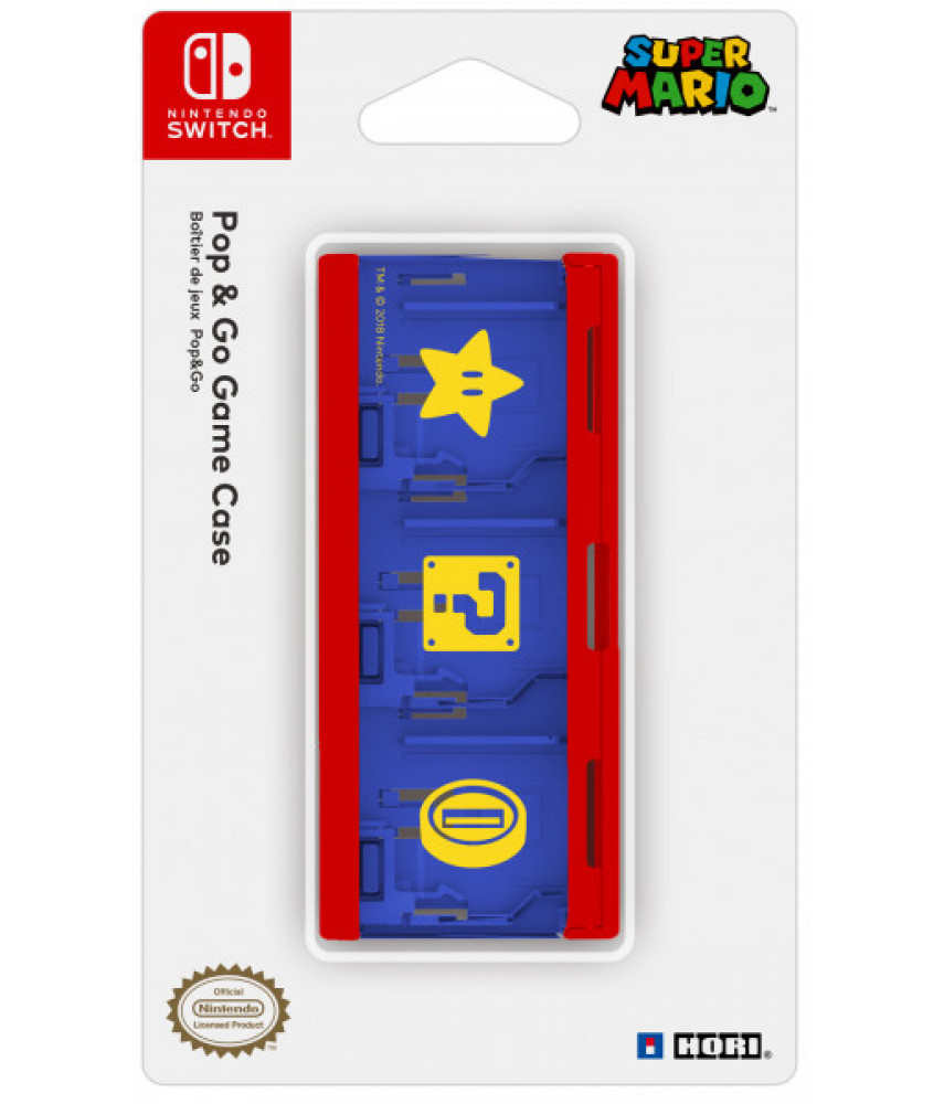 Кейс Mario для хранения картриджей Nintendo Switch (HORI NSW-106U)