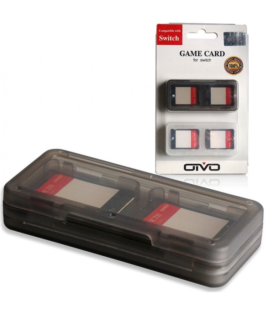 Набор из 2-х кейсов для хранения картриджей Nintendo Switch (OIVO IV-SW004)