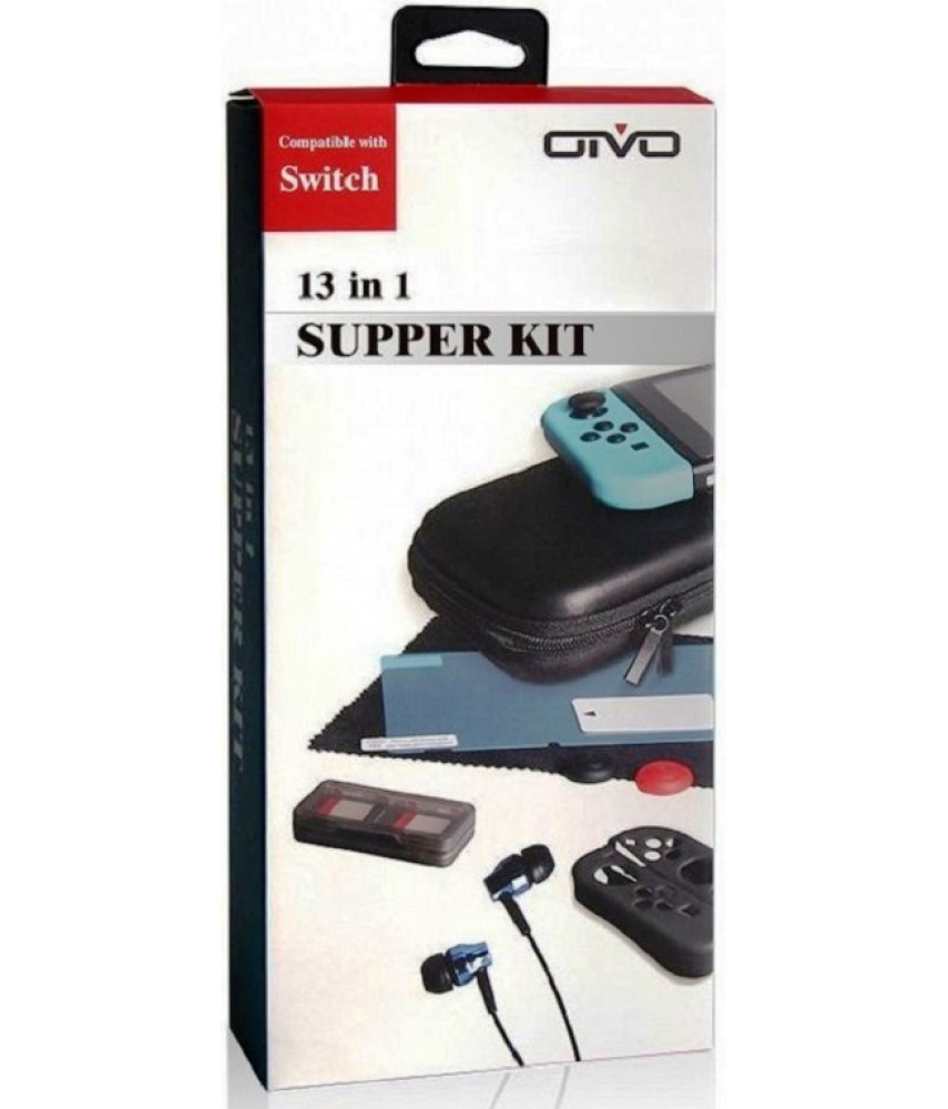 Набор аксессуаров OIVO Super Kit 13 в 1 (IV-SWT01) для Nintendo Switch
